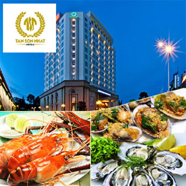 Buffet Tối Hải Sản Thứ 2 Đến Thứ 5 Hơn 80 Món Tại Tân Sơn Nhất Hotel 5*