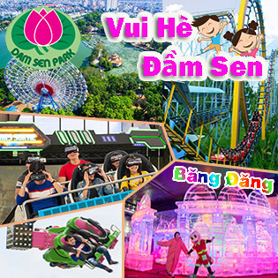 Đầm Sen - Hè Sảng Khoái Chơi Thoải Mái - Vé Trọn Gói Vào Cổng + Tham Gia Hơn 30 Trò Chơi Hấp Dẫn