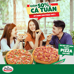 Hệ Thống The Pizza Company - Không Giới Hạn Voucher - Áp Dụng Lễ Tết Và Khuyến Mãi Khác
