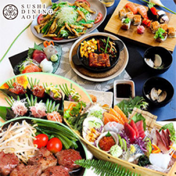 Buffet Tối Cao Cấp Hơn 100 Món Sashimi, Nướng, Lẩu & Sushi Tại Sushi Dining AOI 