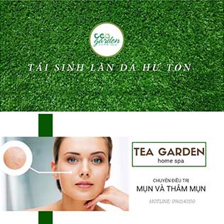 Điều Trị Mụn Tận Gốc/ Cấy Tảo Xoắn Tươi Cho Da Mặt Trắng Hồng Mịn Màng Tại Tea Garden Home Spa