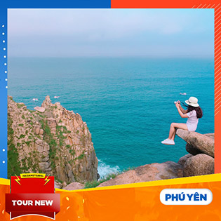 Tour Phú Yên – Đảo Hòn Nưa 3N3Đ Chuẩn 4 Sao – Ngắm Hoa Vàng Trên Cỏ Xanh – Thắng Cảnh Gành Đá Đĩa – Ăn Hải Sản Tại Bè – Có Khởi Hành Tết 2019