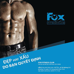 Fox Fitness – 02 Tháng Tập Gym, Yoga Không Giới Hạn Thời Gian Với Huấn Luận Viên