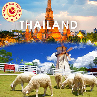 Tour Thái Lan Đặc Biệt 5N4Đ - Bang Kok – Pattaya - Sky Buffet 86 Tầng - Chùa Phật Vàng - Biển Jomtien - Nông Trại Cừu - Tặng Buffet Lẩu Suki – Tặng Massage Thái