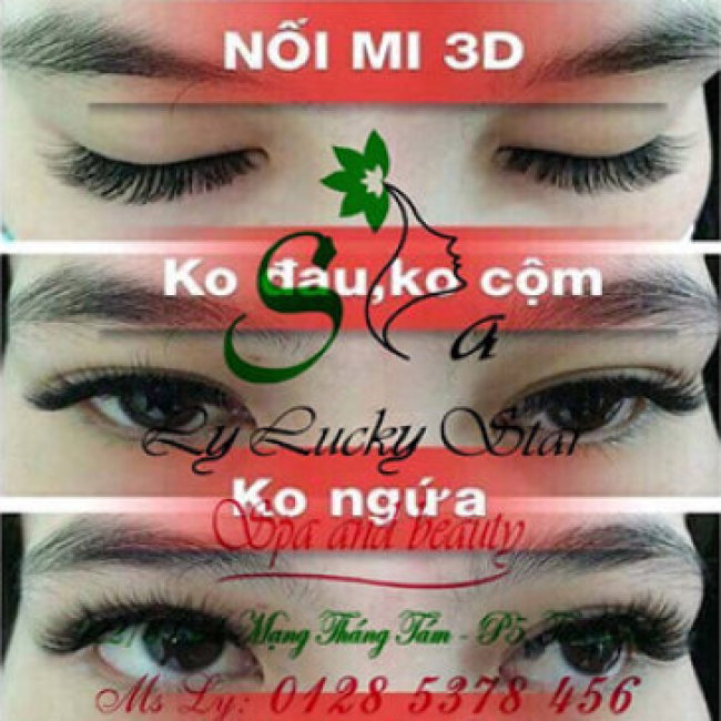 Nối Mi/ Uốn Mi Hàn Quốc Đẹp Nổi Tiếng Sài Gòn - Cam Kết Tự Nhiên 100% - Tại Lucky Star Spa
