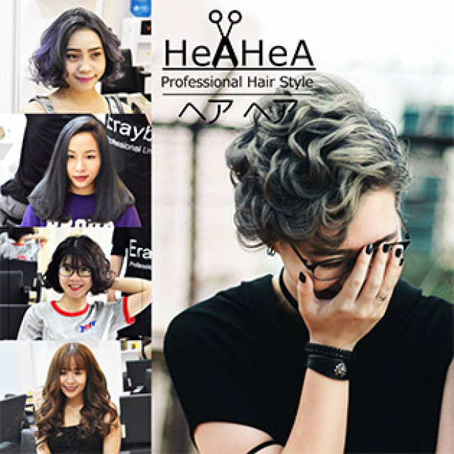 Hea Hea Professional Hair Style - Trọn Gói Làm Tóc Cao Cấp Uốn/ Duỗi/ Nhuộm/ Bấm + Cắt + Gội + Sấy Tạo Kiểu