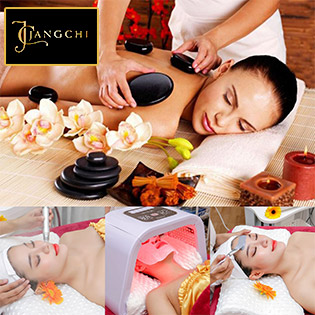 Jang Chi Spa – Massage Body Đá Nóng + Foot + Đắp Mặt Nạ/ Hút Chì Thải Độc Tố Kết Hợp Oxy Trẻ Hóa Da