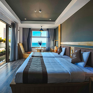 Seasing Hotel 4* Nha Trang 2N1Đ – Phòng Senior Deluxe Seaview + Bao Gồm Ăn Sáng – Có Hồ Bơi – Bãi Biển Riêng