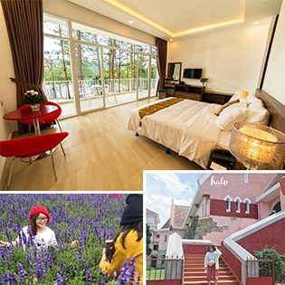 Khách Sạn Cereja 4 Sao Đà Lạt – Phòng Deluxe – Gồm Ăn Sáng – Tặng Set Ăn Trưa Hoặc Tối – Miễn Phí Đón Khách Đến Khách Sạn Nhận Phòng – Không Phụ Thu Cuối Tuần
