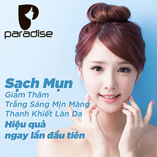 15 Bước Trắng Da, Sạch Mụn Y Khoa, Mịn Màng Cao Cấp Tại Paradise Spa (90 Phút)