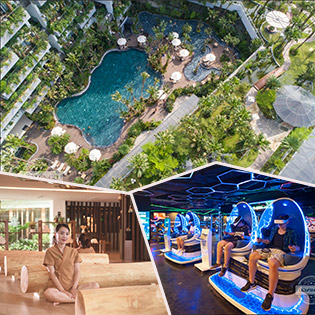 Flamingo Đại Lải Resort 5*- Lưu Trú Dayuse + 1 Bữa Ăn + Xông Hơi Hàn Quốc Jjim Jil Bang + VR Game