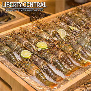 Buffet Tối Cuối Tuần Tôm Hùm Hải Sản Cao Cấp BBQ Không Giới Hạn - Liberty Central Saigon Riverside