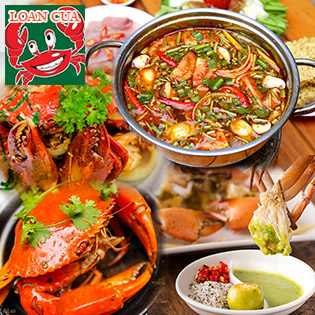Buffet Cua Biển – Đảm Bảo Chất Lượng – Không Phụ Thu Cuối Tuần Tại Nhà Hàng Loan Cua