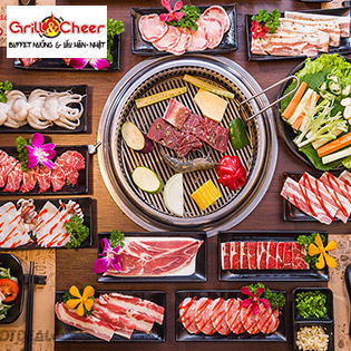 Hệ Thống Buffet Grill & Cheer - Buffet Thịt Nướng, Hải Sản, Lẩu Hàn - Nhật