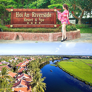 Hoi An Riverside Resort 4* - 3N2Đ Phòng Superior Garden Dành Cho 2 Khách – Không Phụ Thu Thứ 7, Lễ, Tết - Tặng Mâm Cơm 3 Miền