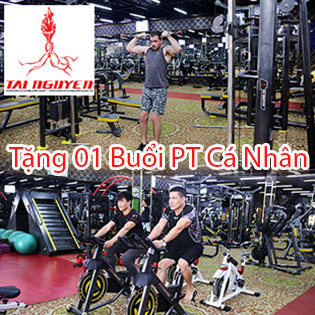 Hệ Thống 9 CN Gym Tài Nguyên - Trọn Gói 1 Tháng Tập Gym Không Giới Hạn Thời Gian - Tặng 01 Buổi HLV Cá Nhân