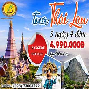 Tour VIP Thái Lan 5N4Đ – Bangkok – Pattaya - Buffet 86 Tầng – Trại Hổ Tiger Zoo - Đảo Kohland San Hô Tuyệt Đẹp - Show Chuyển Giới – Tặng 01 Tiệc BBQ Hải Sản - Tặng Massage Thái Cổ Truyền