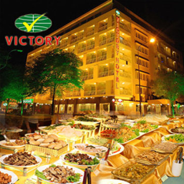 Buffet Tối Hơn 50 Món Đặc Sắc Tại Khách Sạn Victory 3 Sao - Bao Gồm Nước Uống
