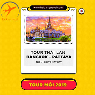 Tour Thái Lan 5N4Đ HOT 2019– Trọn Gói Khám Phá Xứ Sở Những Nụ Cười– Chợ Nổi Bốn Miền - Đảo Kohlan - Alcaza Show - Buffet Baiyoke – Dạo Thuyền Sông Phraya