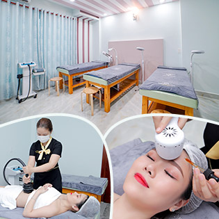 Miễn Tip - (120’) Massage Body + Foot + Xông Hơi + Chạy Vitamin C + Đắp Mặt Nạ + Quấn Nóng Tan Mỡ Bụng - Hệ Thống Thẩm Mỹ Wonhee Korea