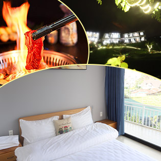 An Garden Đà Lạt 2N1Đ Phòng View Thành Phố - Ban Công - Cảnh Đẹp - Tặng 1 Combo Tiệc Nướng BBQ Ngoài Trời