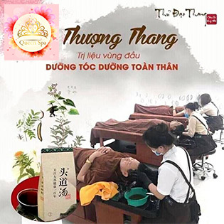 Hệ Thống Queen Spa - Thủ Đạo Thang Bài Độc Vùng Đầu Điều Trị Cơ Thể Chuyên Sâu/ Dưỡng Sinh Đông Y Điều Trị Nhức Mỏi Vai Gáy