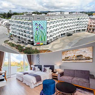Golf Valley Hotel 4* Đà Lạt 2N1Đ Phòng Deluxe Double – Ăn Sáng Dành Cho 2 Khách