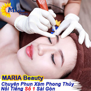 Phun Tản Bột 3D Chân Mày Công Nghệ Hàn Quốc Mới Nhất 2019 - Maria Beauty Spa - Bàn Tay Vàng Phun Xăm Thẩm Mỹ Theo Phong Thủy - KH Được Tặng Tư Vấn Phong Thủy Đổi Vận
