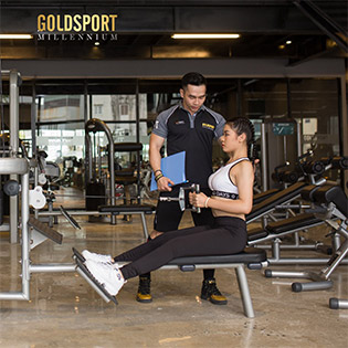 Hệ Thống Phòng Tập GoldSport Millennium Đẳng Cấp - 1 Tháng Tập Luyện Full Dịch Vụ Tặng Kèm 2 Buổi Huấn Luyện Viên Cá Nhân
