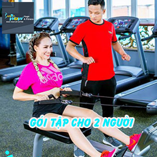 SannyWow Fitness & Yoga 5* Trọn Gói Cho 2 Người Tập Gym, Yoga 4IN1 Chuẩn Châu Âu + Suất Ăn 7IN1 Độc Quyền!