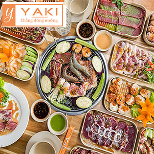 Buffet Yaki 4 - Menu Premium Gần 80 Món BBQ Bò Mỹ, Hải Sản Cao Cấp