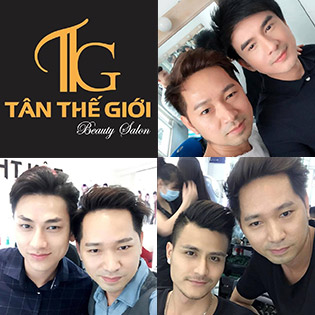 Combo Đặc Biệt Cắt + Gội + Massage Trị Liệu Mặt, Cổ, Vai, Tay + Sấy + Tạo Kiểu Tại Tân Thế Giới Beauty Salon