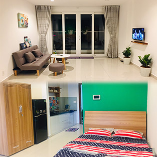 Sky Center Apartment – 1 Phòng Ngủ Luxury- Near Airport Dành Cho 4 Người 2N1Đ Có Hồ Bơi Riêng, View Xem Pháo Hoa Landmark 81 - Không Phụ Thu Lễ & Cuối Tuần