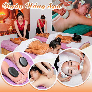 Miễn Tip - (105’) Massage Body + Foot + Xông Hơi + Chăm Sóc Da Mặt + Đắp Mặt Nạ/ Tắm Dưỡng + Đắp Mặt Nạ - Ngày Nắng Spa