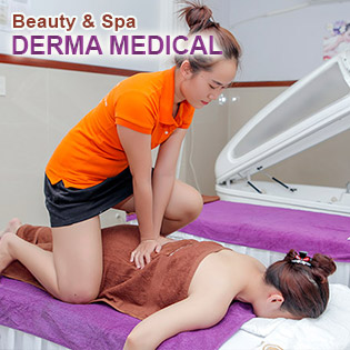 Buffet Spa - 15 Combo Massage Body, Mặt, Giảm Béo, Triệt Lông - Hệ Thống Derma Medical Beauty & Spa