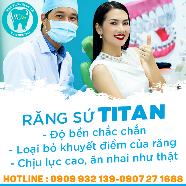 Hệ Thống Nha Khoa Quốc Tế K-Da - Răng Sứ Titan - Bảo Hành 05 Năm