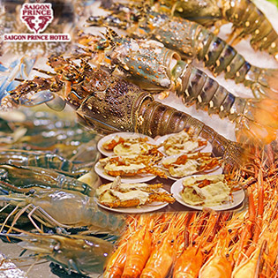 Có nhà hàng buffet hải sản nào ở phố đi bộ Nguyễn Huệ không?