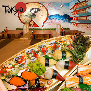 4 Combo Thuyền Sushi Dành Cho 2 Người Tại Nhà Hàng Tokyo Sushi