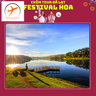 Tour Festival Hoa Đà Lạt 2019 3N3Đ - “Con Đường Tơ Lụa” - Hoa Sơn Điền Trang - Làng Chùa - Coffee Mê Linh - Xứ Sở Thần Tiên “Ngôi Làng Người Lùn” - Buffet Rau + Cơm Lam + Thịt Nướng