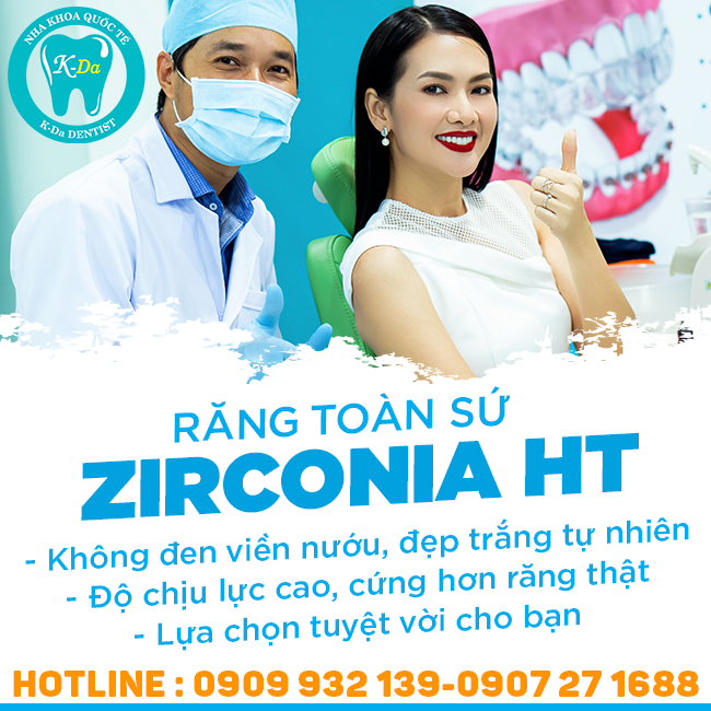 Hệ Thống Nha Khoa Quốc Tế K-Da - Răng Toàn Sứ Zirconia HT 100% Của Đức - Bảo Hành 10 Năm