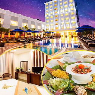 Phú Quốc Ocean Pearl Hotel 4* 2N1Đ Phòng Superior – Miễn Phí Buffet Sáng Dành Cho 2 Người