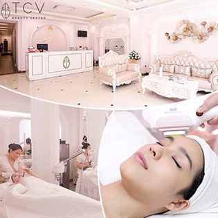 15 Lần + Bảo Hành 05 Năm Triệt Lông Vĩnh Viễn + Trẻ Hóa + Trị Thâm - Đi 2 Người Tặng Hấp Trắng Mặt - TCV Beauty Center 5*