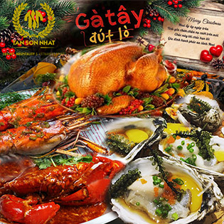 Buffet Đêm Giáng Sinh Hải Sản & Nướng Cao Cấp - Miễn Phí Xem Biểu Diễn Ban Nhạc Flamenco, Rút Thăm Trúng Thưởng Tại Blue Coffee Khách Sạn Tân Sơn Nhất 5*