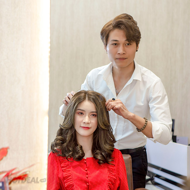 Mua Combo Cắt  Uốn Loreal  Nhuộm Davines Revlon Prosee  Phục Hồi  Collagen Dành Cho Nữ Tại Salon Top Hair Việt Nam tại TOP HAIR