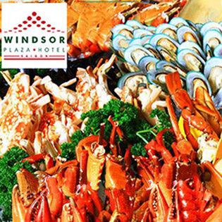 Windsor Plaza Hotel - Buffet 5* Trưa Thứ 7, Chủ Nhật Hải Sản Cao Cấp - Free Bia Nước Ngọt & Rượu Vang Nổ