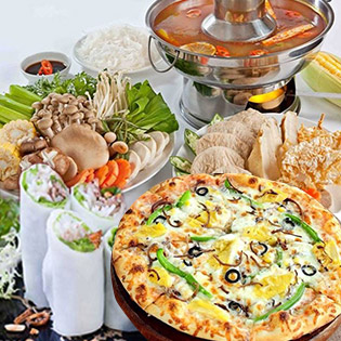 Buffet Chay Trưa/ Tối Hơn 40 Món Cực Hấp Dẫn Tại Khu Phố Tây - Nhà Hàng Bi Sài Gòn