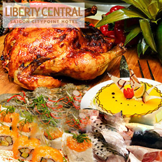 Buffet Trưa Đẳng Cấp, Miễn Phí Nước Ngọt - Liberty Central SG Citypoint Hotel 4*