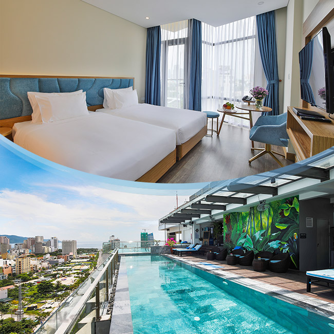 San Marino Boutique Hotel Da Nang 4*2N1Đ + Ăn Sáng, Hồ Bơi Miễn Phí - Cho  02 Người