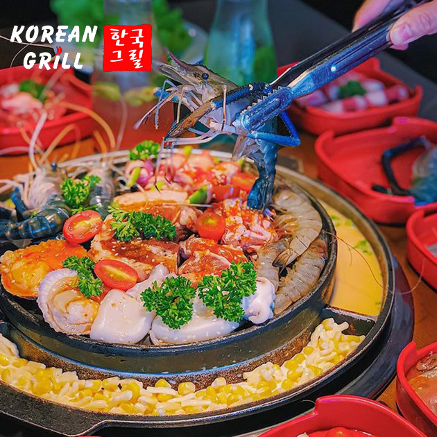 Các loại hải sản thích hợp để nướng trong ẩm thực Hàn Quốc?
