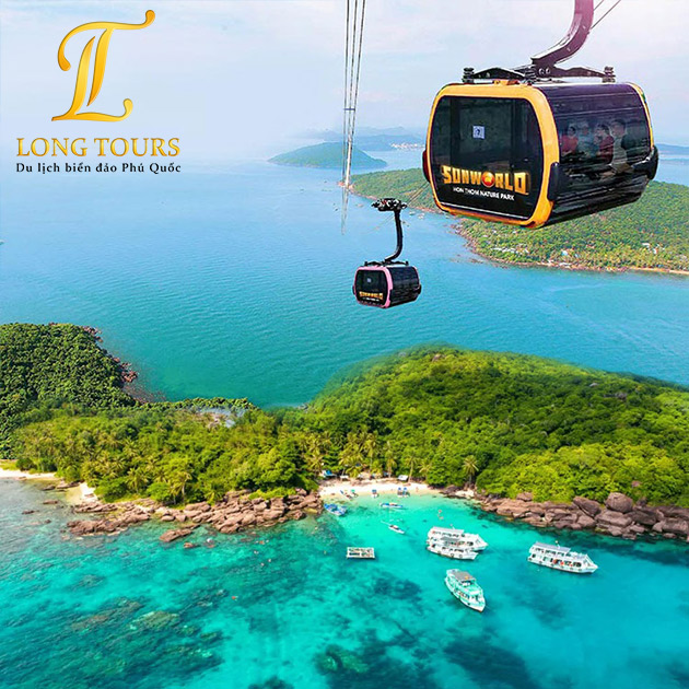 Tour Cano 5 Đảo Phú Quốc 1 Ngày  + Cáp Treo Hòn Thơm